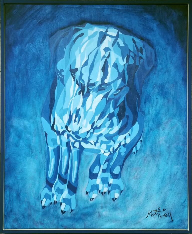 Original Conceptual Animal Painting by William Mathieu