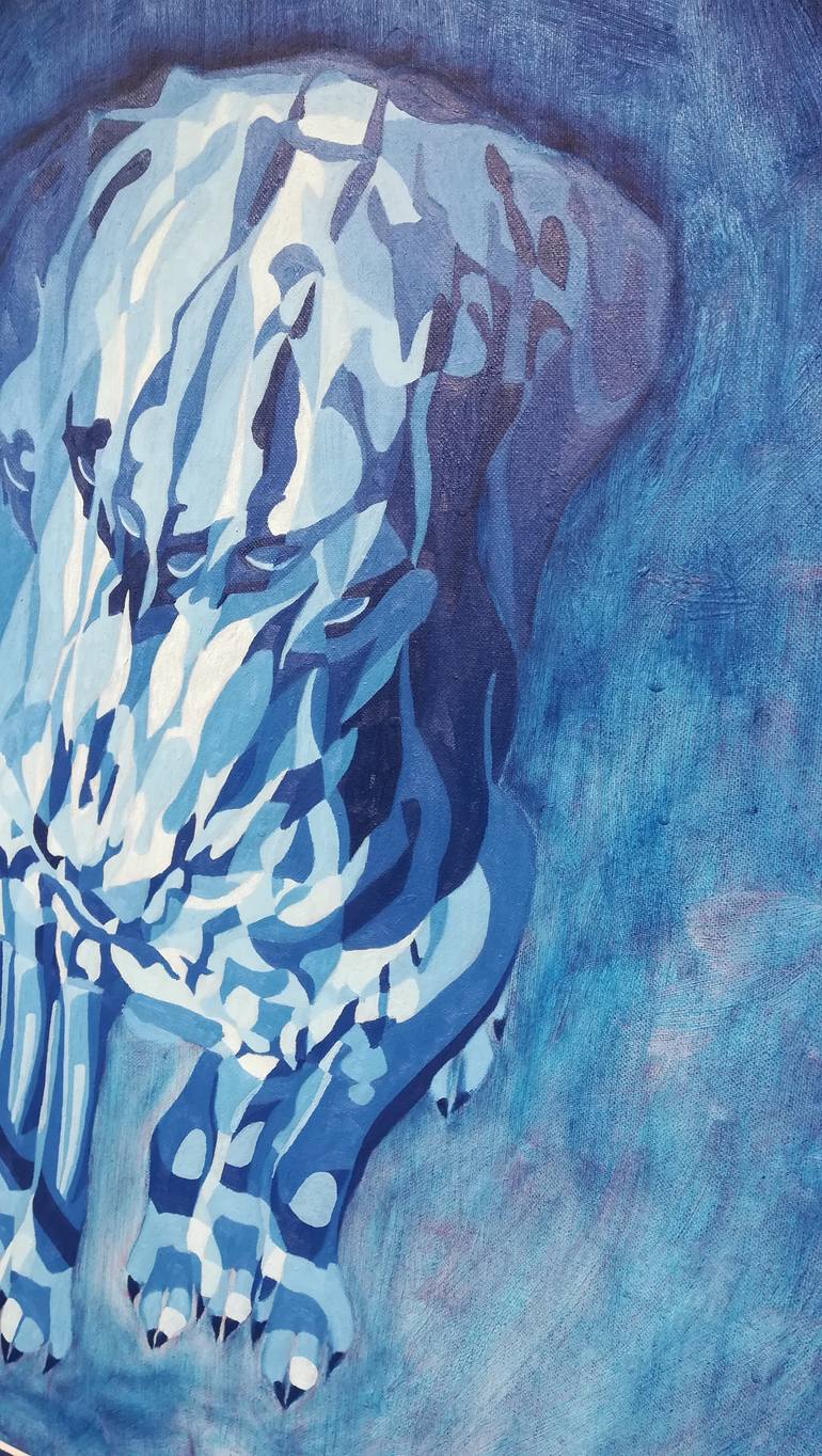 Original Conceptual Animal Painting by William Mathieu