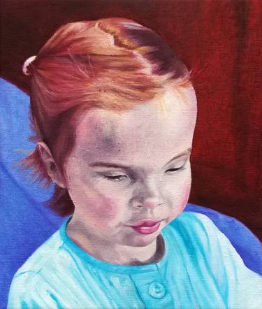Print of Figurative Children Paintings by William Mathieu