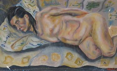 Original Erotic Painting by Ana Cvejic