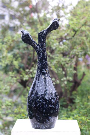 Freedom, Crystalline Ceramic Vase by Ashim Halder Sagor, 2016 thumb