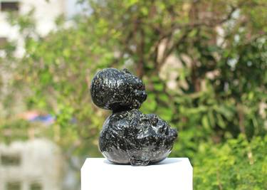 Mother and Child -5, Ceramic Sculpture by Ashim Halder Sagor thumb