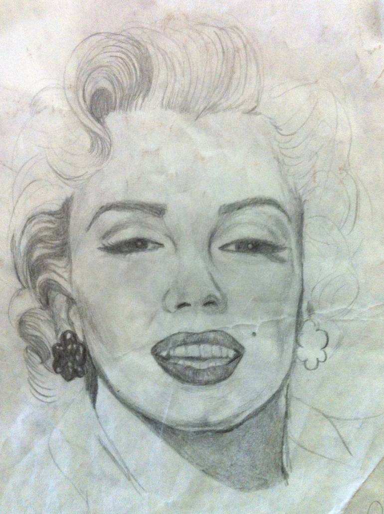 Marilyn Monroe Drawing by Susanne Perez | Saatchi Art