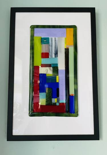 Original Art Deco Abstract Mixed Media by Norma Galley