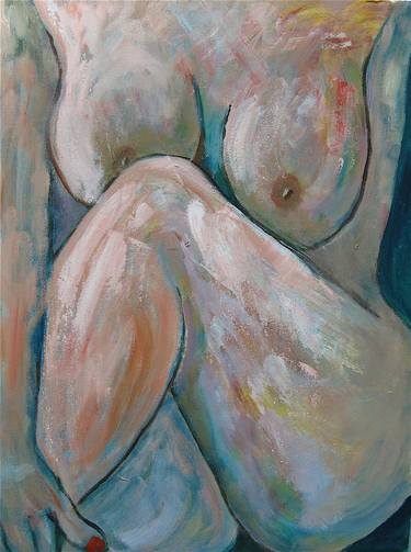 Original Realism Nude Paintings by Norma Galley