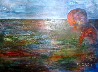 Print of Impressionism Seascape Paintings by Norma Galley