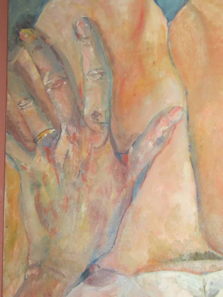 Original Figurative Nude Painting by Norma Galley