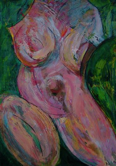 Original Abstract Expressionism Erotic Paintings by Norma Galley