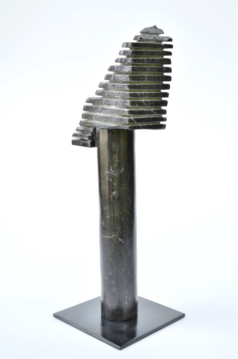 Original Abstract Sculpture by Hanno Metzler