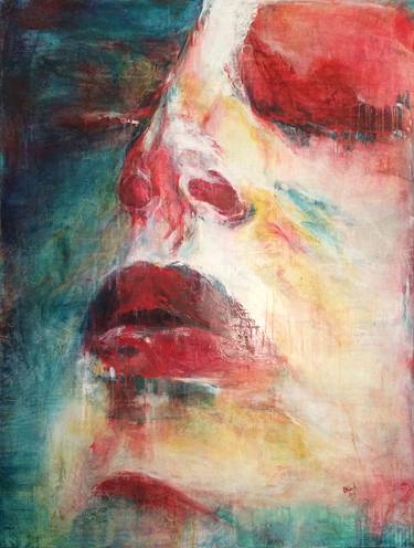 Print of Abstract Expressionism Portrait Paintings by Sandra ENCAOUA