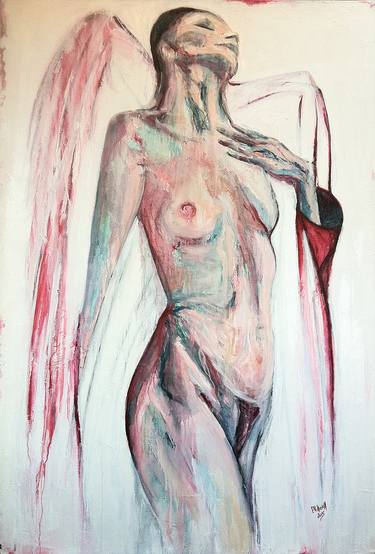 Original Fine Art Nude Paintings by Sandra ENCAOUA