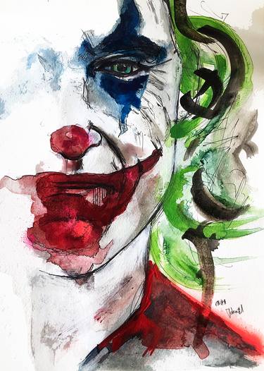 Print of Abstract Expressionism Portrait Paintings by Sandra ENCAOUA