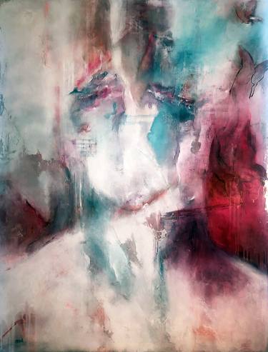 Original Abstract Expressionism Portrait Paintings by Sandra ENCAOUA