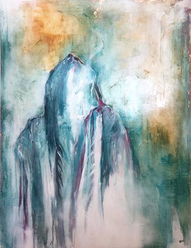 Original Abstract Expressionism Religion Paintings by Sandra ENCAOUA