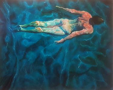 Saatchi Art Artist julian day; Paintings, “Swimming with Sharks II” #art