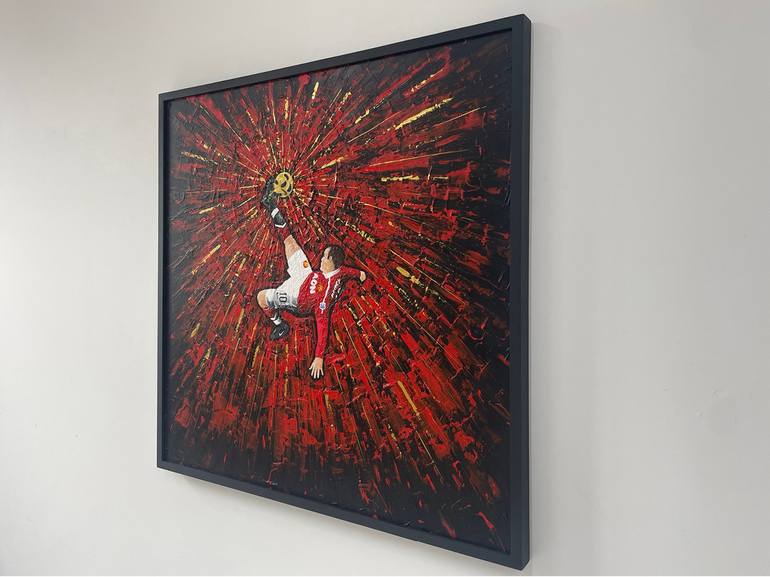 Original Abstract Sports Painting by Simon James Crossley