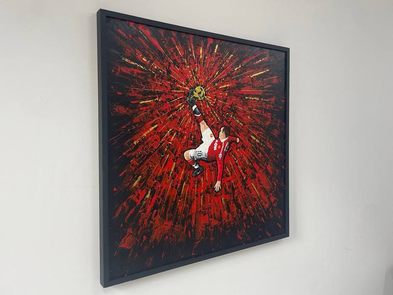 Original Abstract Sports Painting by Simon James Crossley