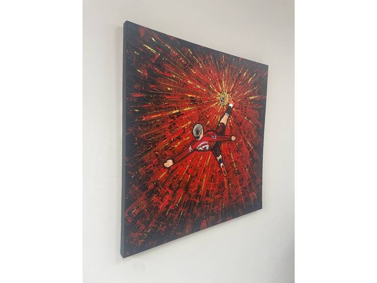 Original Abstract Sports Painting by Simon James Crossley