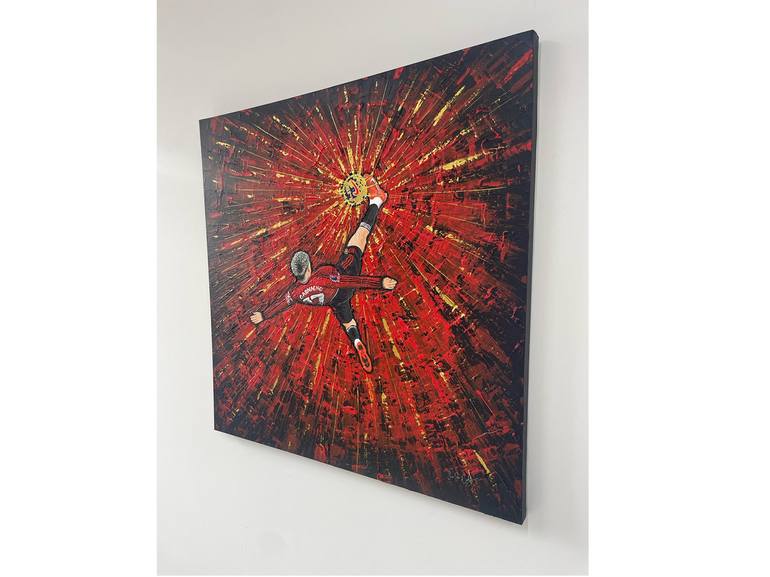 Original Abstract Sports Painting by Simon James Crossley