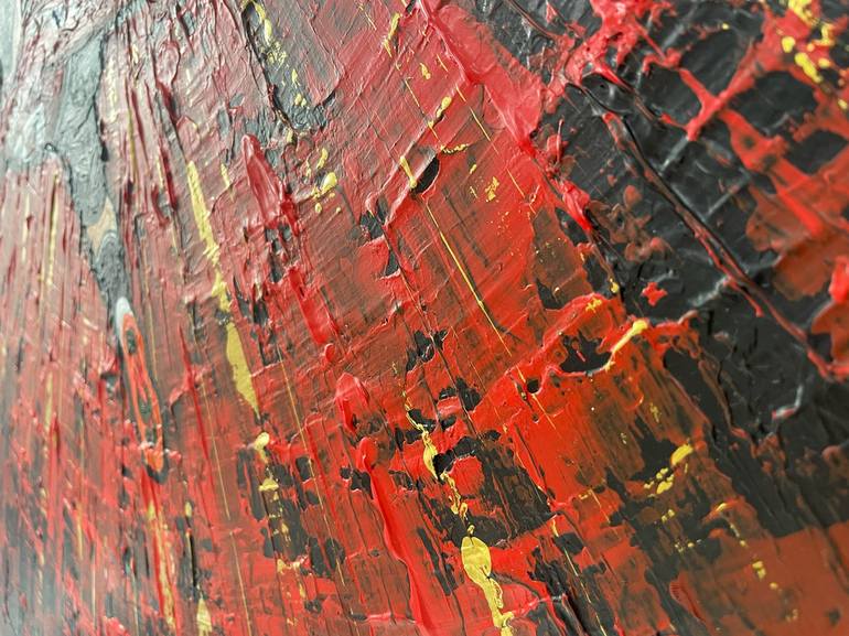 Original Abstract Sports Painting by Simon James Crossley