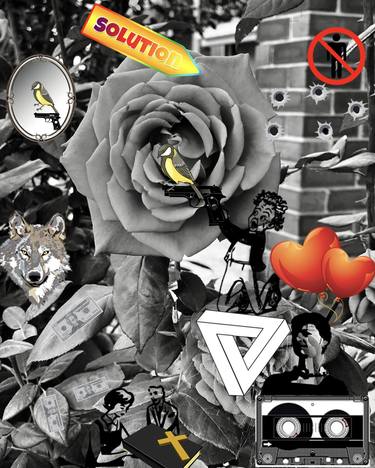 Print of Popular culture Collage by Collage Artist Caniz