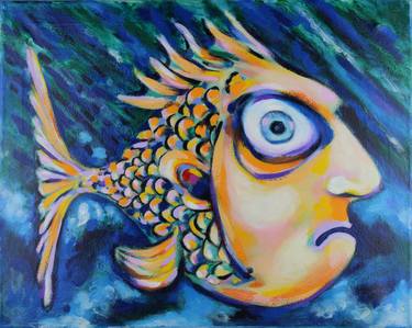 Print of Fish Paintings by Jeff Turner
