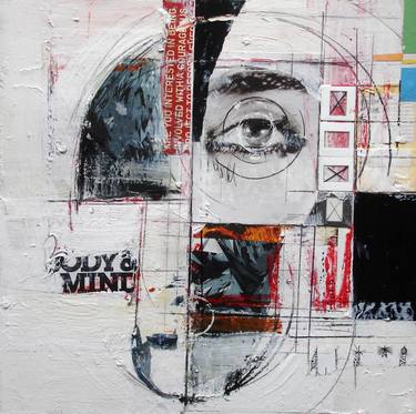 Original Abstract Collage by enrico varrasso
