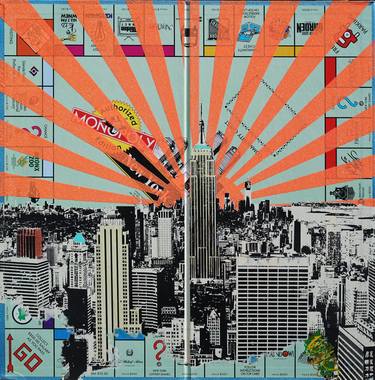 Print of Pop Art Landscape Mixed Media by Jayson Lilley
