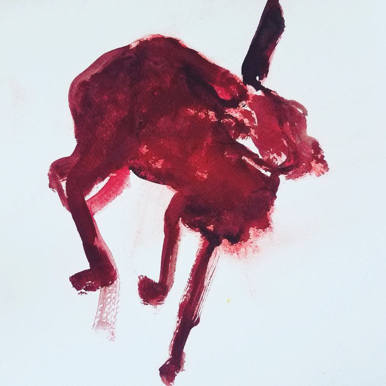 Original Conceptual Animal Painting by Mary Veale