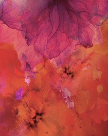 Original Illustration Botanic Mixed Media by Agnieszka Nowinska