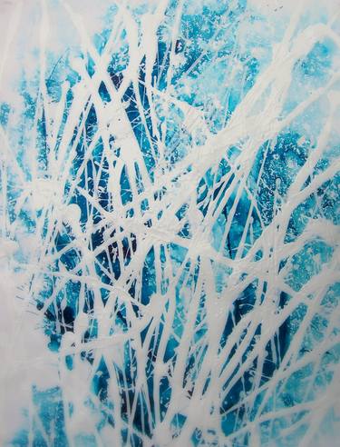 Original Abstract Nature Paintings by Agnieszka Nowinska