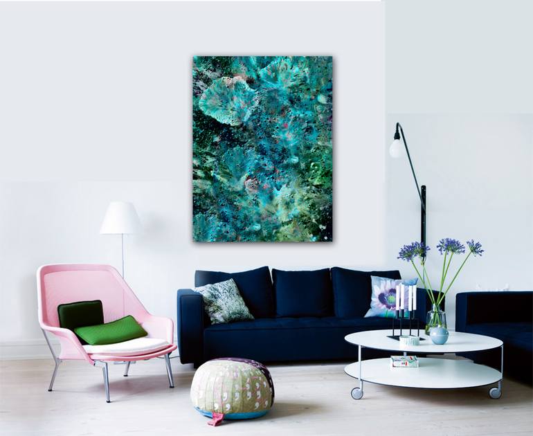 Original Modernism Abstract Mixed Media by Agnieszka Nowinska