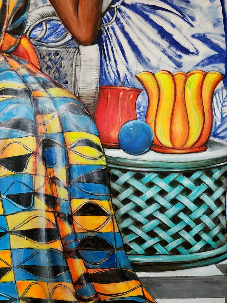 Original Contemporary Women Painting by Gerhard Van Vuuren