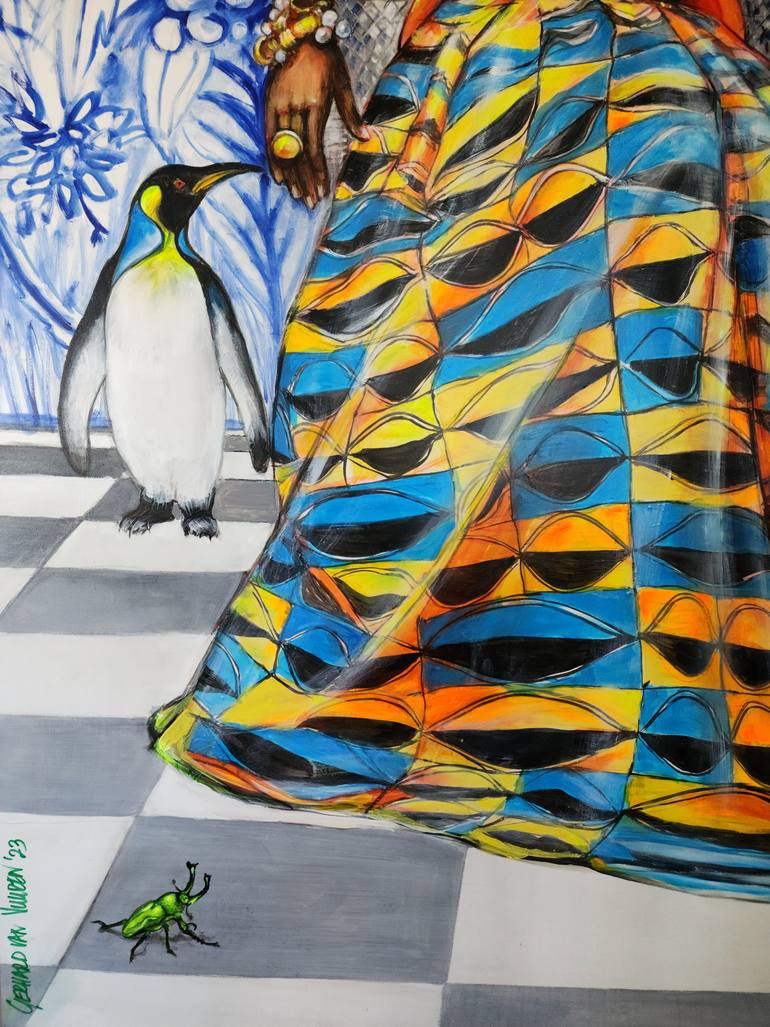 Original Contemporary Women Painting by Gerhard Van Vuuren