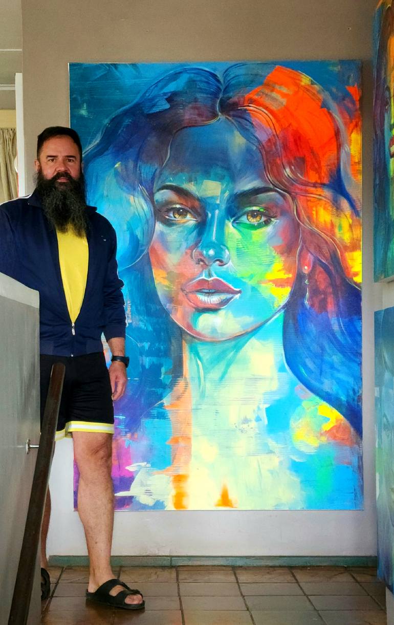 Original Contemporary People Painting by Gerhard Van Vuuren