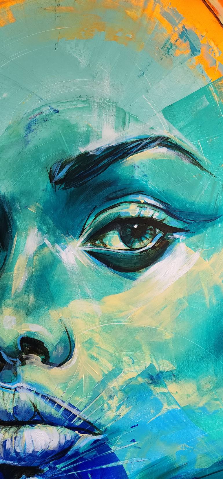 Original Conceptual Women Painting by Gerhard Van Vuuren