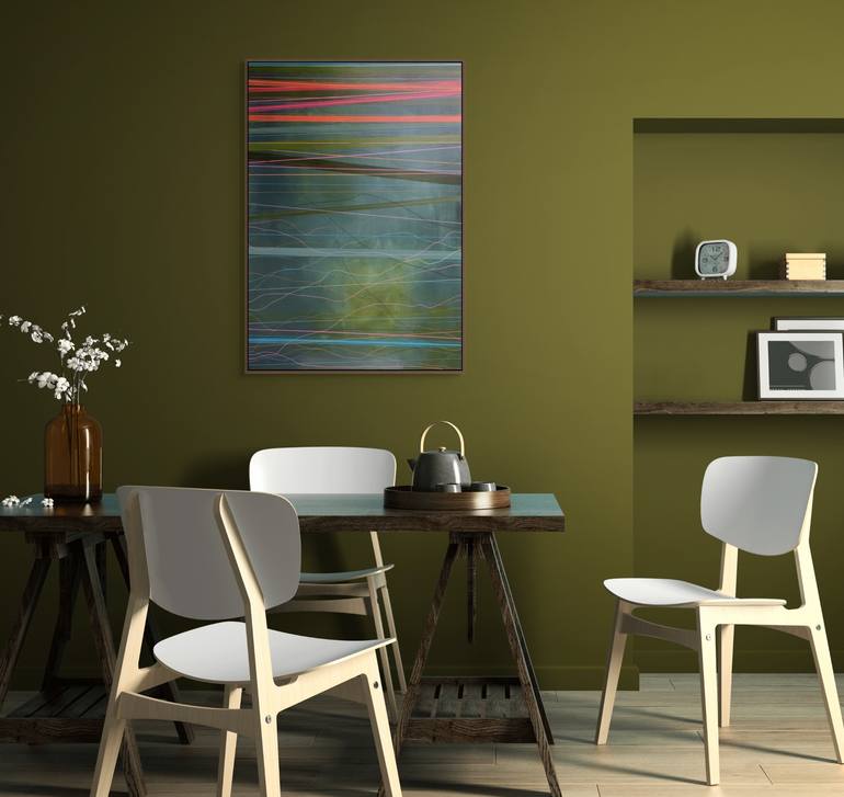 Original Abstract Expressionism Abstract Painting by Heather Weston