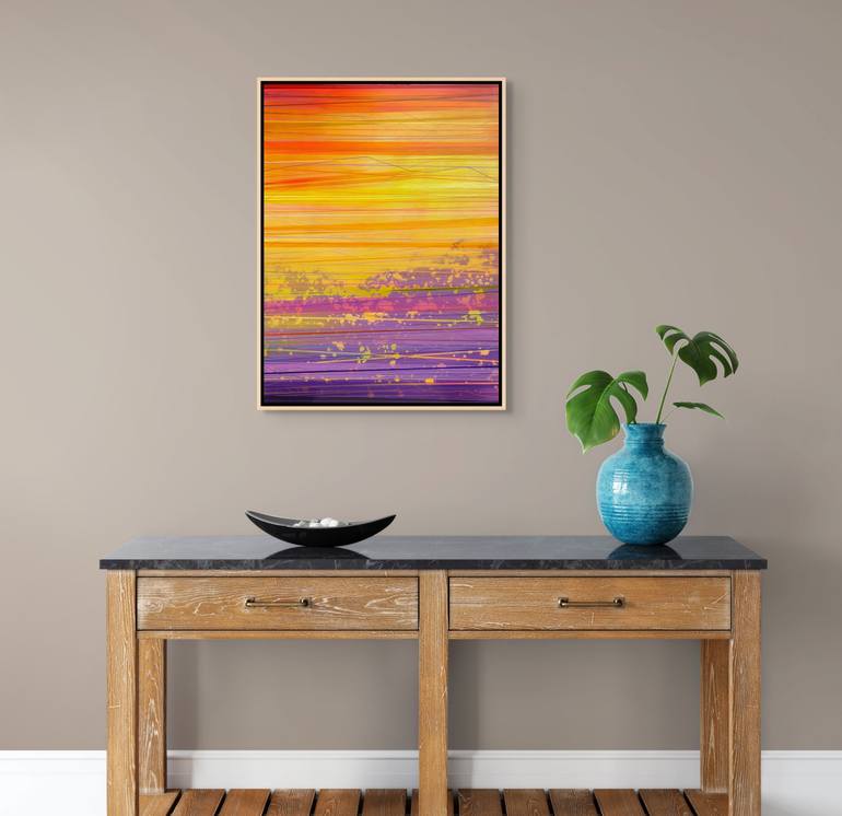 Original Abstract Expressionism Abstract Painting by Heather Weston