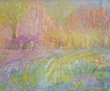 Original Impressionism Nature Painting by Marsha Heller