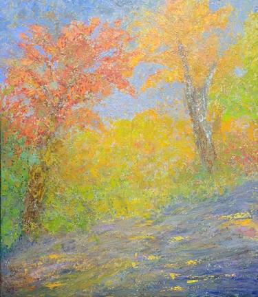 Original Impressionism Nature Painting by Marsha Heller