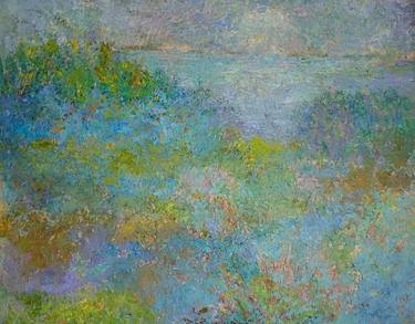 Original Impressionism Landscape Painting by Marsha Heller