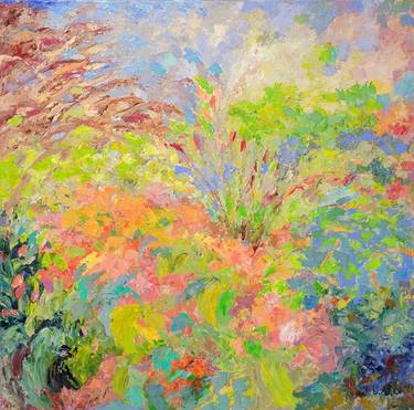 Original Expressionism Botanic Paintings by Marsha Heller