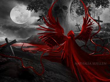 Original Surrealism Fantasy Collage by Nathalia Suellen