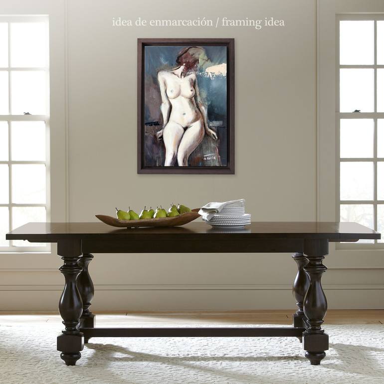 Original Nude Painting by Catalin Ilinca