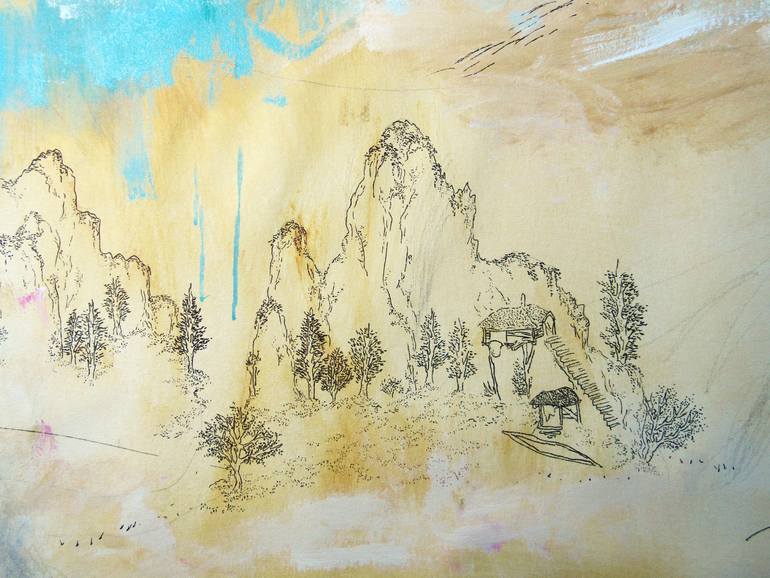 Original Contemporary Landscape Painting by Catalin Ilinca
