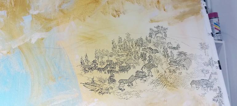 Original Contemporary Landscape Painting by Catalin Ilinca