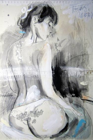 Print of Fine Art Nude Mixed Media by Catalin Ilinca