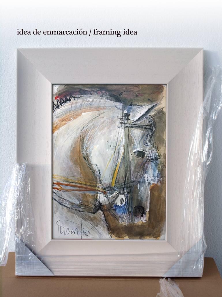 Original Contemporary Horse Drawing by Catalin Ilinca