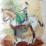 Equestrian portrait (study) by Catalin Ilinca