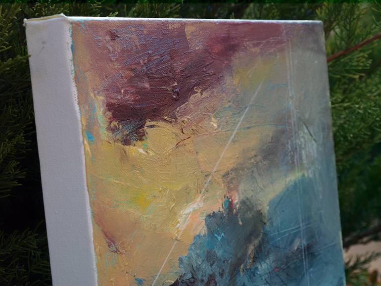 Original Abstract Landscape Painting by Catalin Ilinca